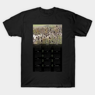 Wild Teasel • 2024 Year-at-a-glance Calendar T-Shirt